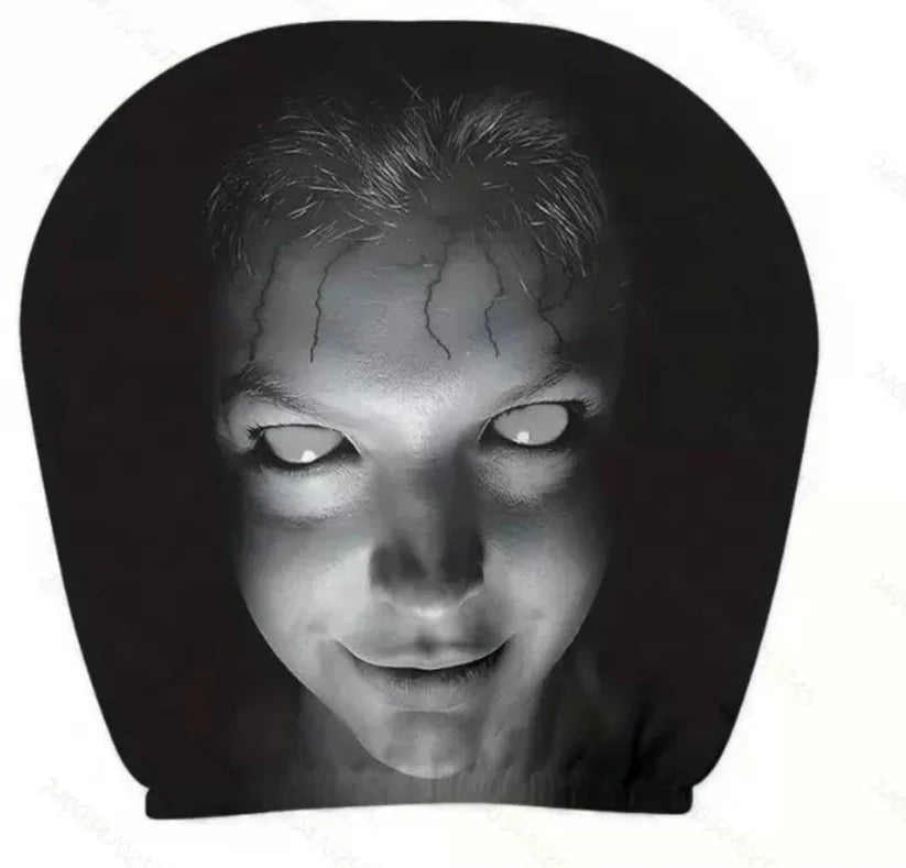 Prank Creepy Girl Headrest Cover
